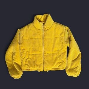 Love Tree Mustard Corduroy Jacket